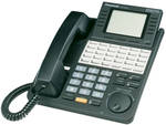 thumbnail image 2 of Panasonic KX-T7433 24-Button Digital Speakerphone – Refurbished, Black, Office PBX 2 of 5